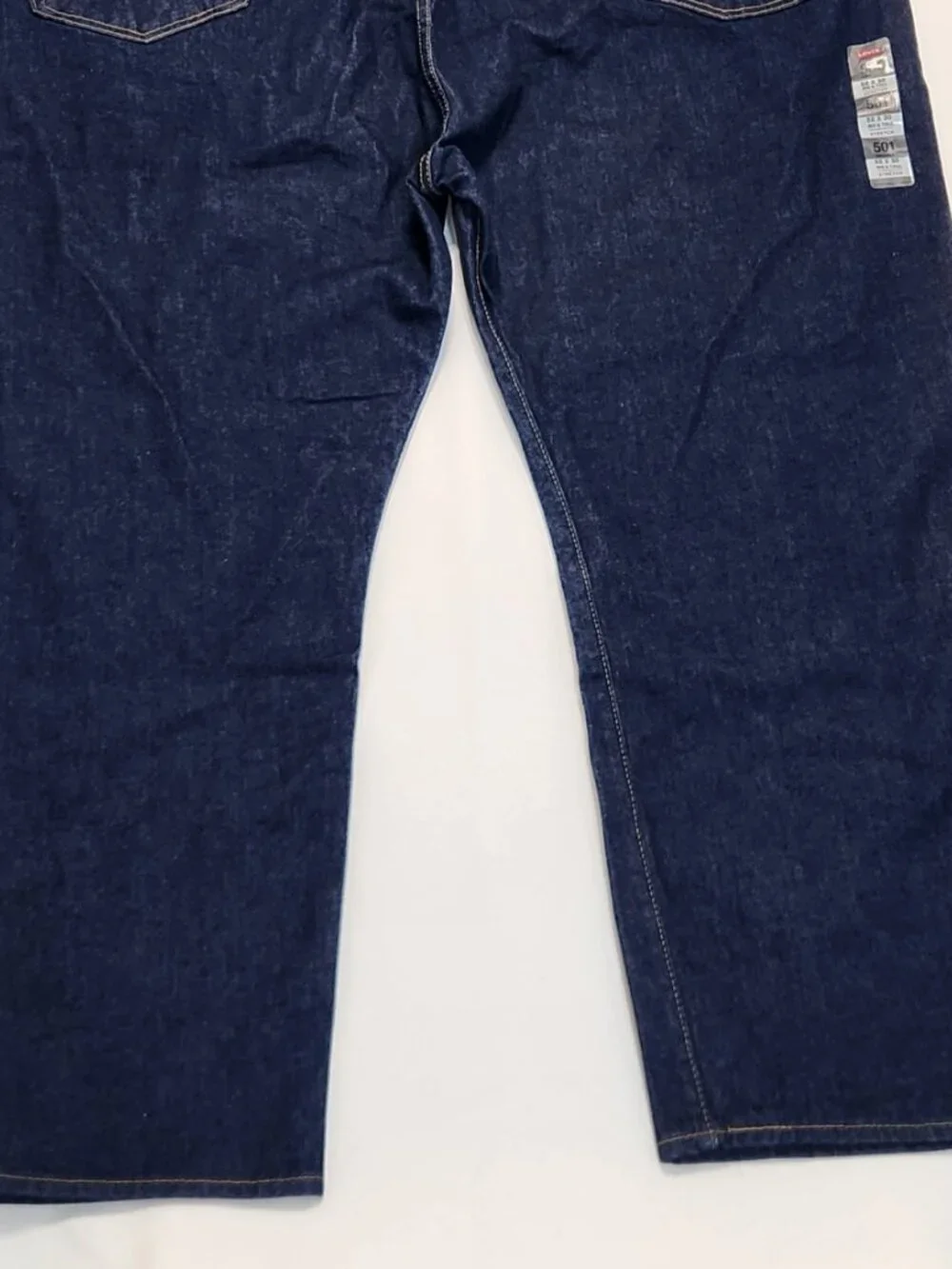 Levi’s 501 Original Men’s Big & Tall Jeans 52x30 NWT Dark Wash Blue Stretch